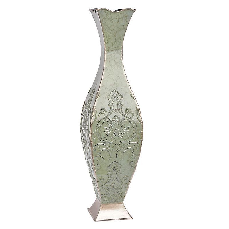 3704470049 VAZA METALNA PODNA 17*17*67cm
