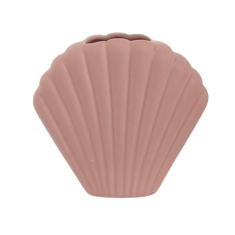 3706550022  VAZNA KERAMIČKA ŠKOLJKA ROZE 20x7x18 cm