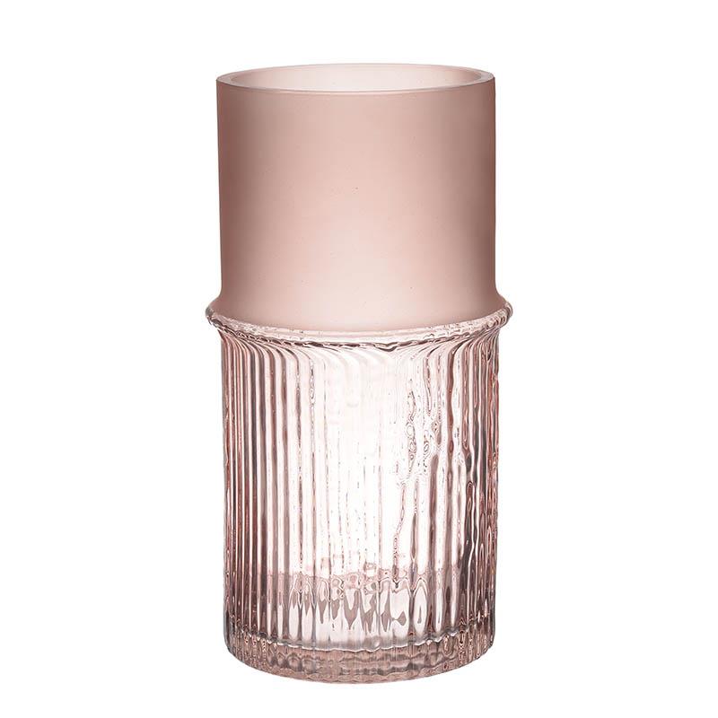 3704420013 VAZNA STAKLENA ROZE 13X25 CM