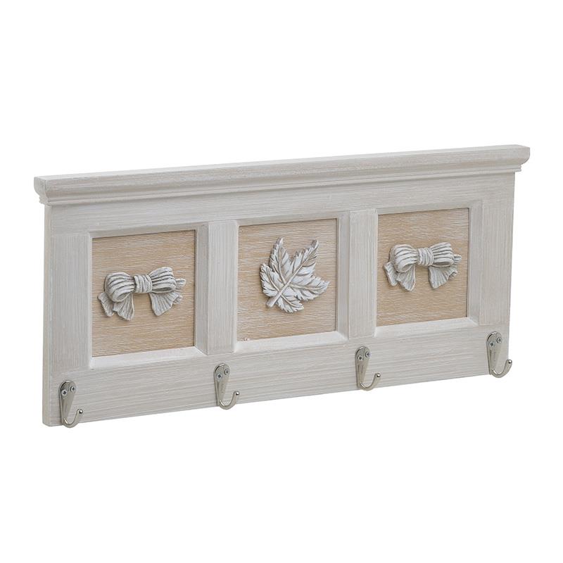 6701470005 VEŠALICA DRVENA NATURAL BEŽ 44X5X19 CM