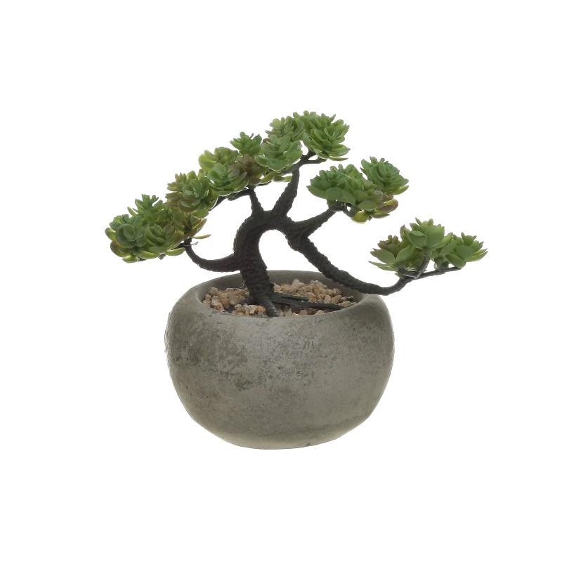 3850840148 VEŠTAČKI BONSAI U SAKSIJI 17X10X14 CM