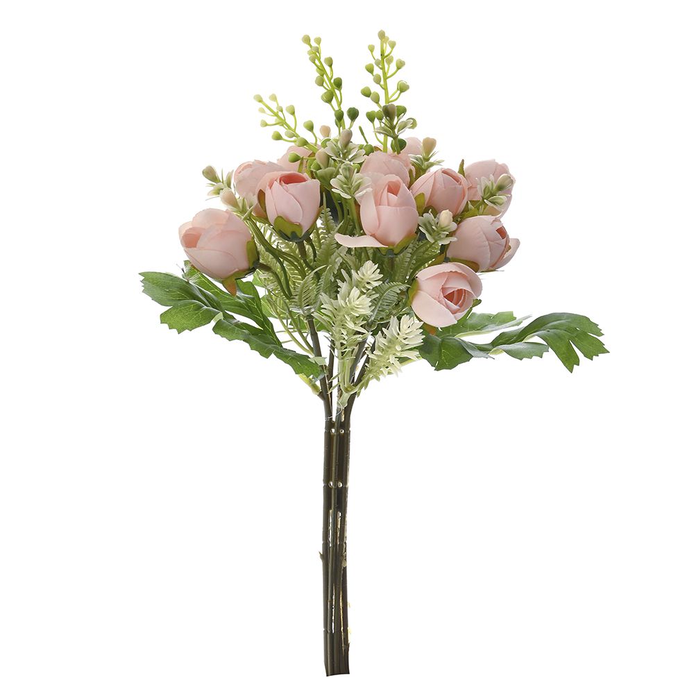77402 VEŠTAČKI BUKET ROZE RUŽE 34 CM