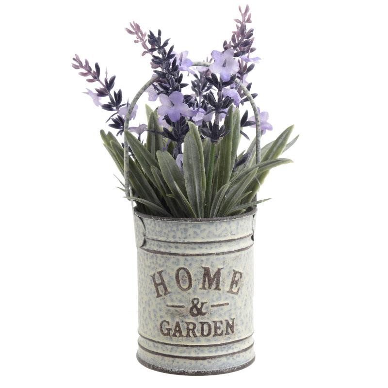 3857830001 Vestacki Cvet Lavanda U Metalnoj Saksiji 6 6 19cm