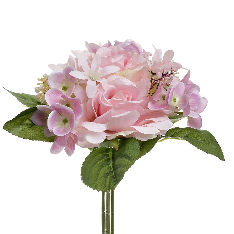 3857000047 VEŠTAČKO BUKETIĆ SA ROZE BELIM CVETOM 28 CM