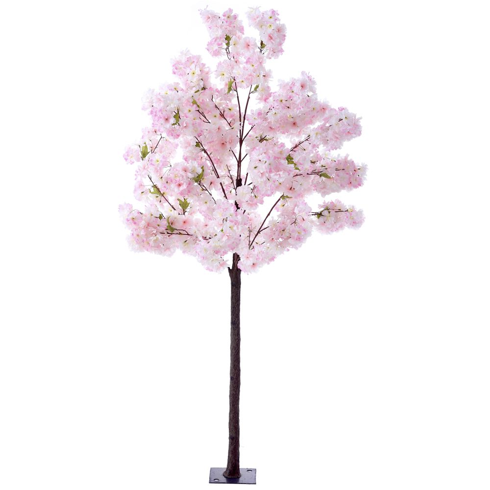 61755 Vestacko Dekorativno Drvo Sa Roze Cvetovima 180cm