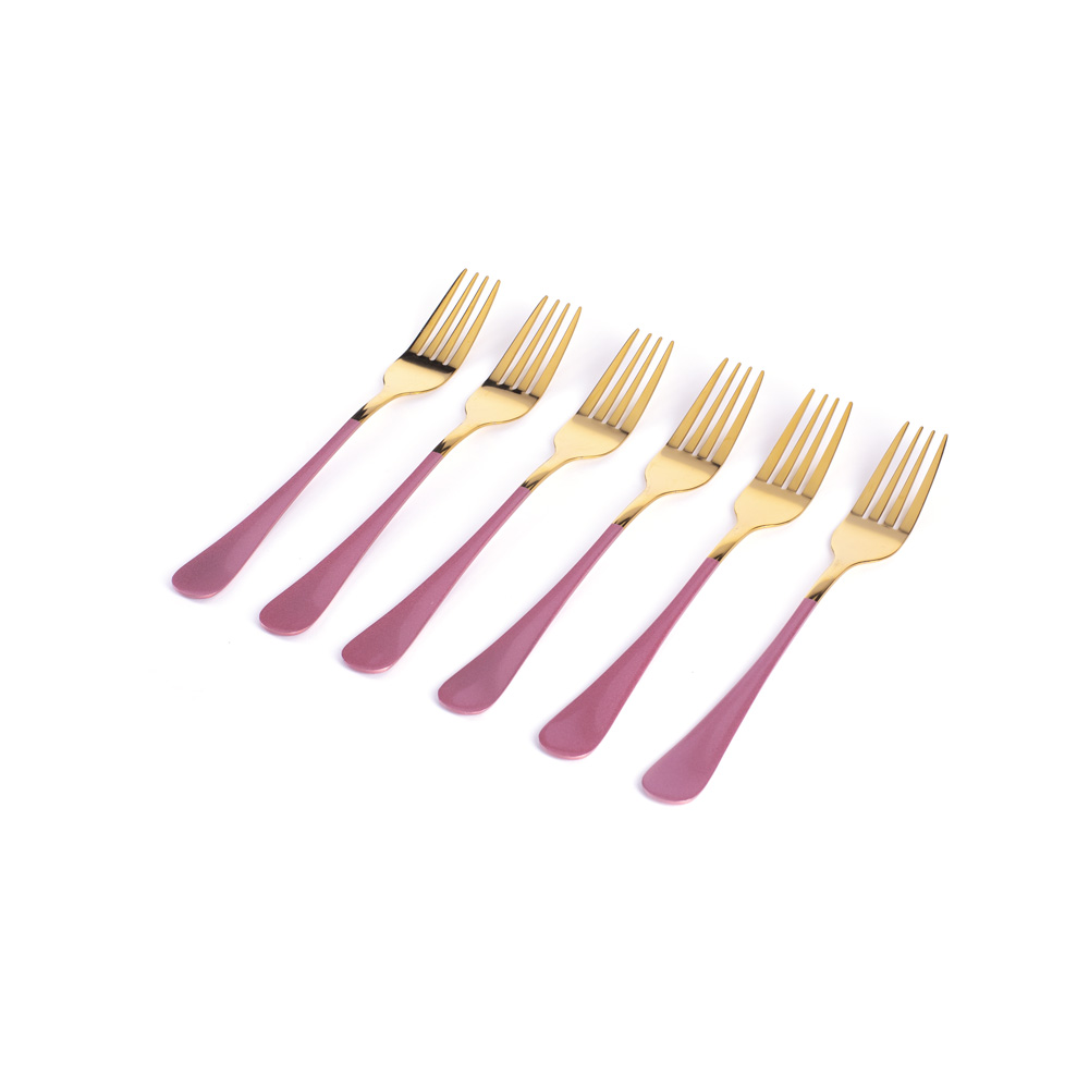 D-624 VILJUŠKE ROZE ZLATNE S/6 20 CM