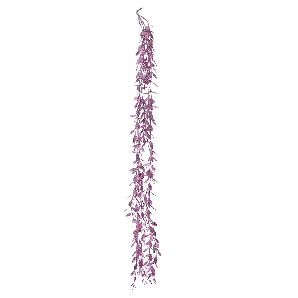 VISEĆA GRANČICA ROZE SA ŠTRASOM 84 CM