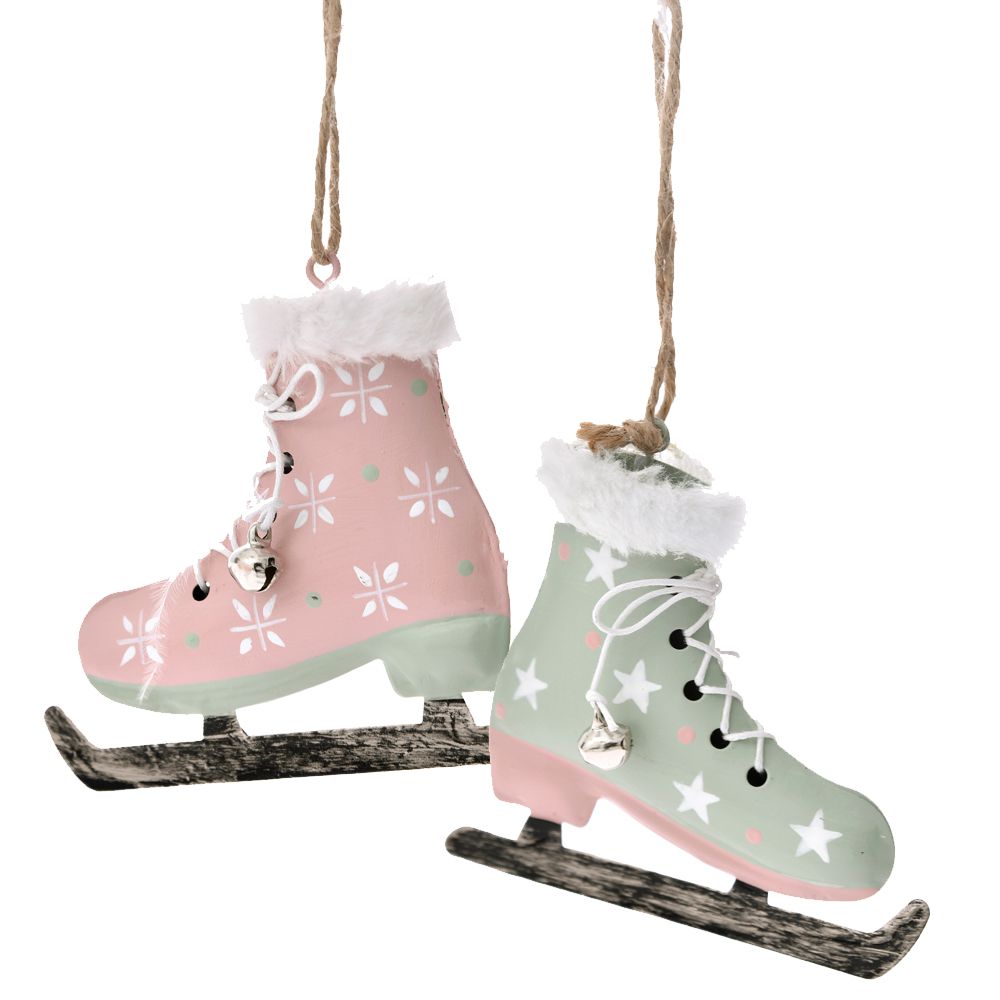 72630 VISEĆI METALNI UKRAS 2 BOJE 10 CM
