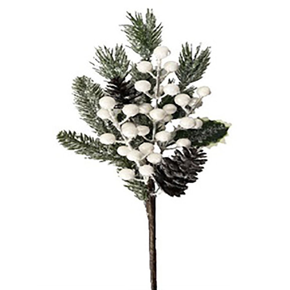 ZELENA GRANČOCA SABELIM BOBICAMA 49 CM