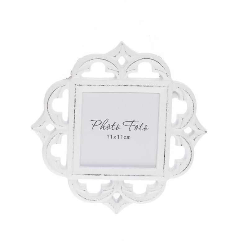 3302830043 ZIDNI RAM OD POLIREZINA BELI 10*10cm