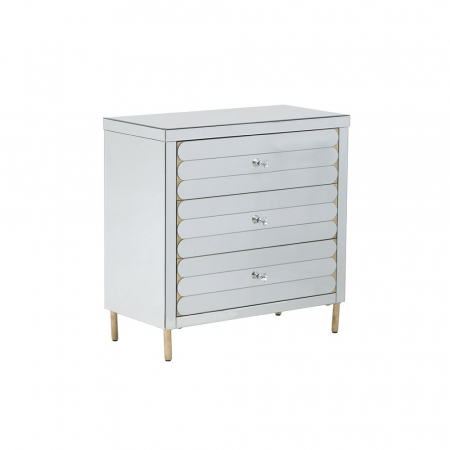 3502800017 DRVENA KOMODA SA OGLEDALIMA 80X40X80 CM