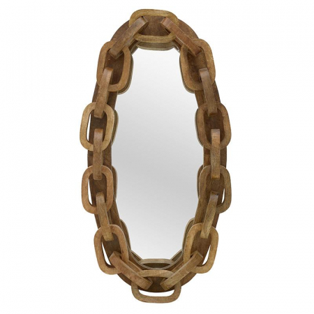 3951710004 DRVENO ZIDNO OGLEDALO LANCI 60X17X125 CM