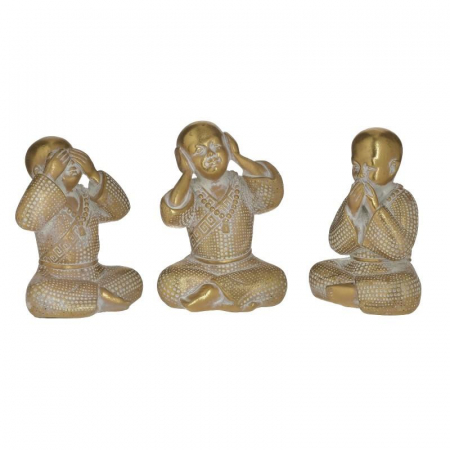 3700390078 FIGURA BUDA OD POLIREZINA ZLATNI S/3 11X10X14 CM