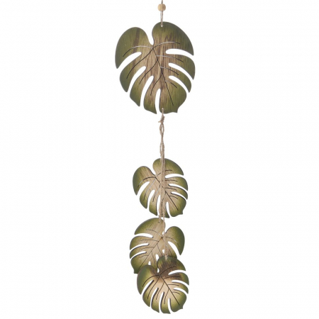 71212 GIRLNAD DRVENI LIŠĆE MONSTERA 11X45 CM