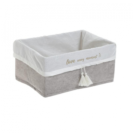 6707950001 KORPICA POSTAVLJENA PLATNOM BEŽ 31X22X16 CM