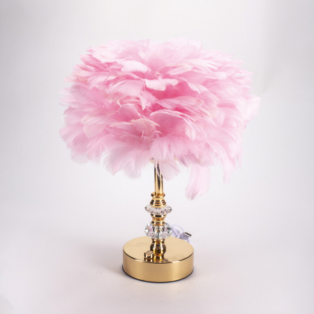 D-353 LAMPICA NA DODIR SA USB KABLOM I BATERIJAMA ROZE 35 CM