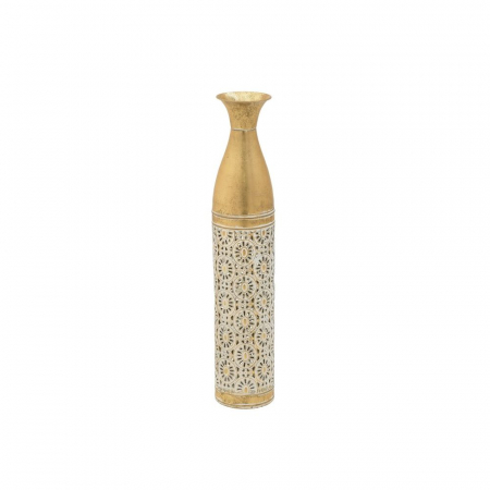 3709150061 METALNA VAZNA BELO ZLATNA 14,5*70 CM