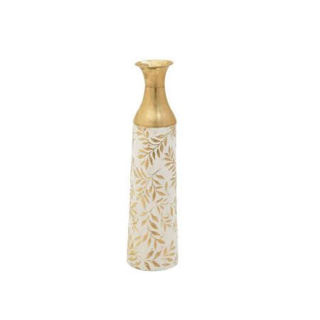 3709150063 METALNA VAZNA BELO ZLATNA 16,5*64 CM