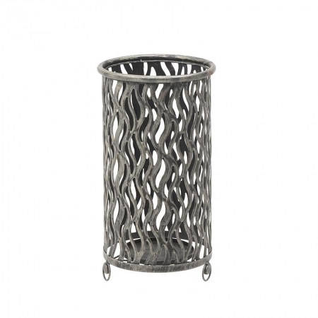 3702070126 METALNI STALAK ZA KIŠOBRANE SIVO SREBRNI 24*44cm