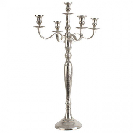 3703880134 METALNI SVEĆNJAK NIKLOVANI 77cm