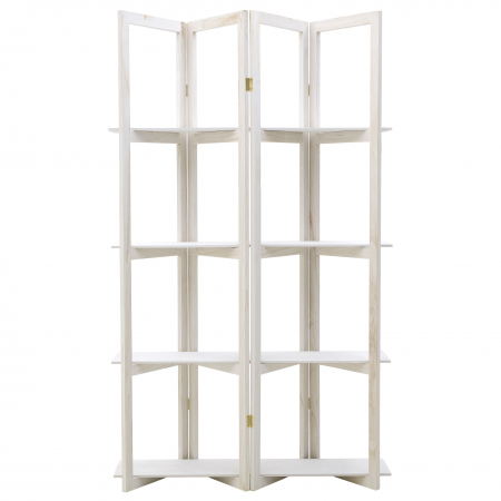 3502990002 PARAVAN DRVENI SA POLICAMA ANTIK BELI 100X35X170 CM