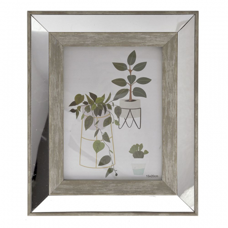 77292 PLASTIČNI RAM ZA SLIKU SA OGLEDALOM 29X34 CM