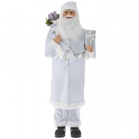79348 PLIŠANI DEDA MRAZ BELI 110 CM