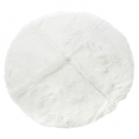 76068 PROSTIRKA KRZNENA BELA ISPOD JELKE 120 CM