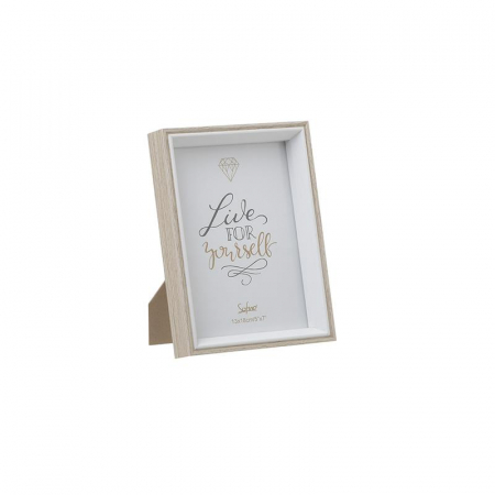 6304670001 RAM ZA SLIKU NATURAL BELI PLASTIČNI 10X15 CM