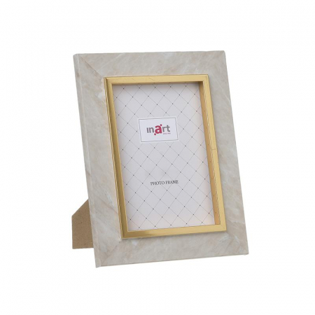 3305240018 RAM ZA SLIKU PLASTIČNI ZLATNO BEŽ 13X18 CM