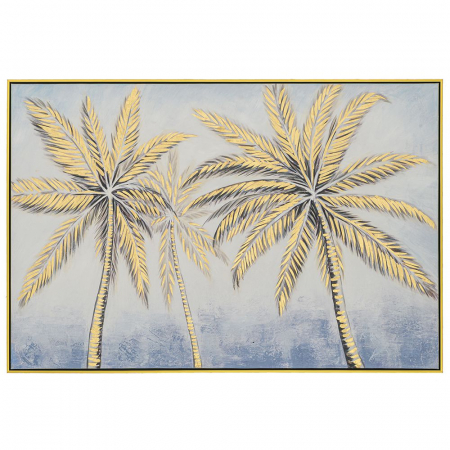 80778 SLIKA ULJE NA PLATNU DEZEN PALMA 82X122 CM