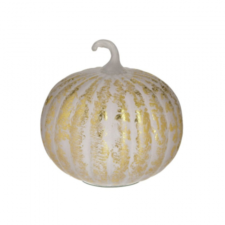 3709980013 STAKLENA BUNDEVA BELO ZLATNA 20*20 CM