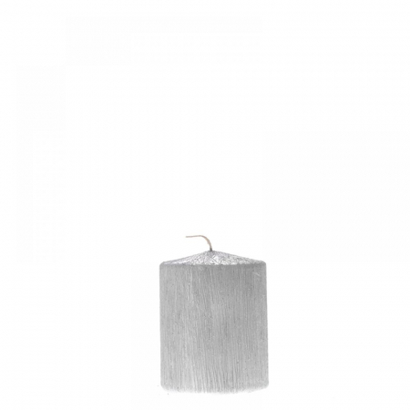 56951 SVEĆA SREBRNA SA ŠTRASOM 6X8 CM