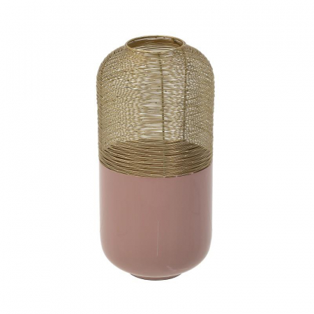 3706500024 VAZNA ĆUP METAL KREM ROZE/ZLATNA 25X52 CM